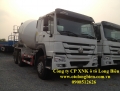 Xe trộn bê tông Howo 9m3, 10m3, 12m3 tại Long Biên, Hà Nội 2015