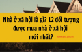 Nhà ở xã hội chuẩn bị mở bán tại hà nội