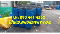 Bồn nhựa ibc 1000L trắng, tank nhựa 1000 lít cũ nuôi cá, bồn nhựa 1000L cũ trồng rau sạch