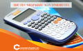 Thủ Tục Nhập Khẩu Máy Tính Bỏ Túi