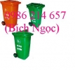 0986 214 657 PP thùng rác công cộng 120 lít- nhựa HDPE, composite