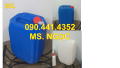 Can nhựa 10 lít trắng đựng thực phẩm, can 20 lít trắng đựng hóa chất, can 25 lít vuông trắng đựng chất phụ gia bê tông