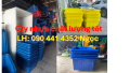 Thùng nhựa chữ nhật 100 lít, thùng nhựa 300 lít làm hồ bơi, thùng nhựa tròn 1000 lít đựng xi măng