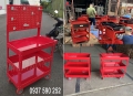 5 mẫu xe đẩy đựng dụng cụ 3 ngăn dành cho tiệm sửa xe máy, ô tô