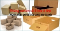 thùng carton cũ 3,5 lớp dọn nhà gía rẻ