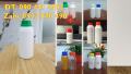 Chai nhựa 100ml vàng, lọ nhựa 50ml vàng đựng dung dịch sát khuẩn