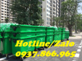 Đơn vị nhập khẩ thùng rác, xe gom rác công nghiệp tại hà nội, mua thùng rác 660l ở đâu, thùng rác