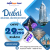 Tour HCM - Dubai - Abu Dhabi - Cầu Kính 5N4Đ
