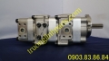 Bơm bánh răng 3 tầng máy xúc Komatsu PC20, 105-41-08100