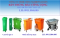 Bán xe gom rác 660 lít rẻ nhất tại Vĩnh Long